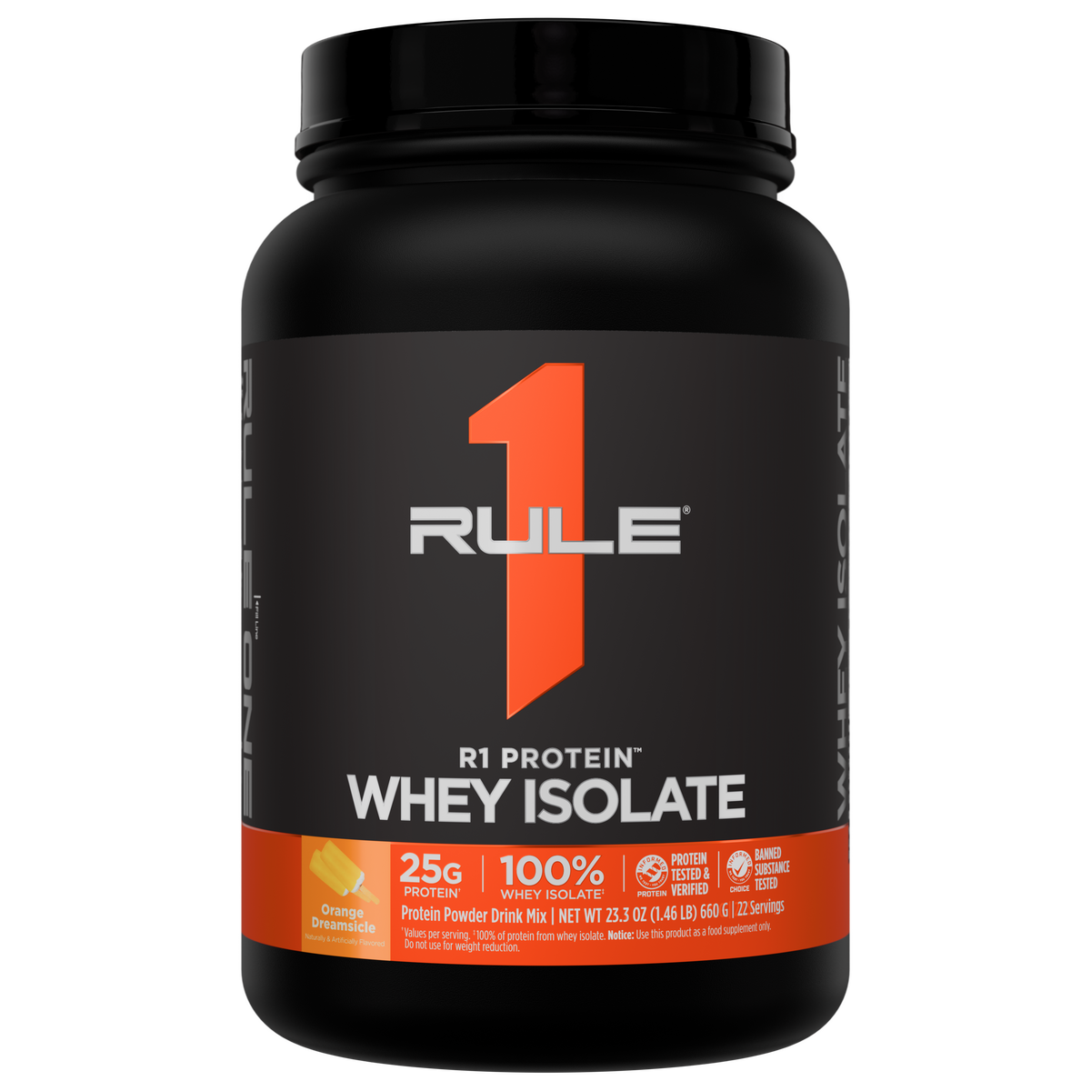 R1 Whey Isolate 2 lb - Orange Dreamsicle