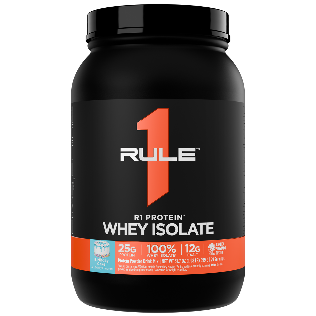 R1 Whey Isolate 2 lb - Gâteau d'anniversaire