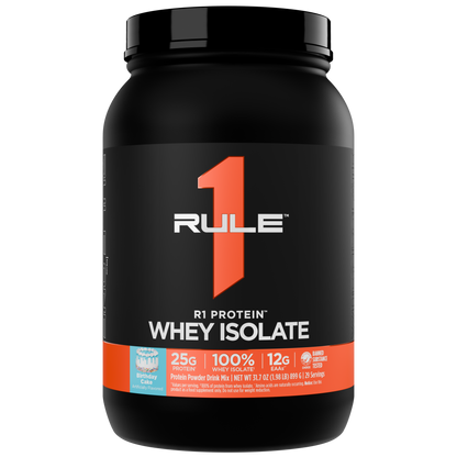 R1 Whey Isolate 2 lb - Gâteau d'anniversaire