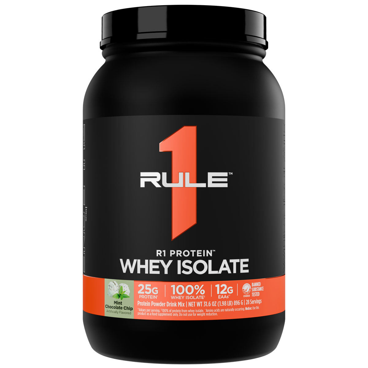 R1 Whey Isolate 2 lb - Menthe et pépites de chocolat