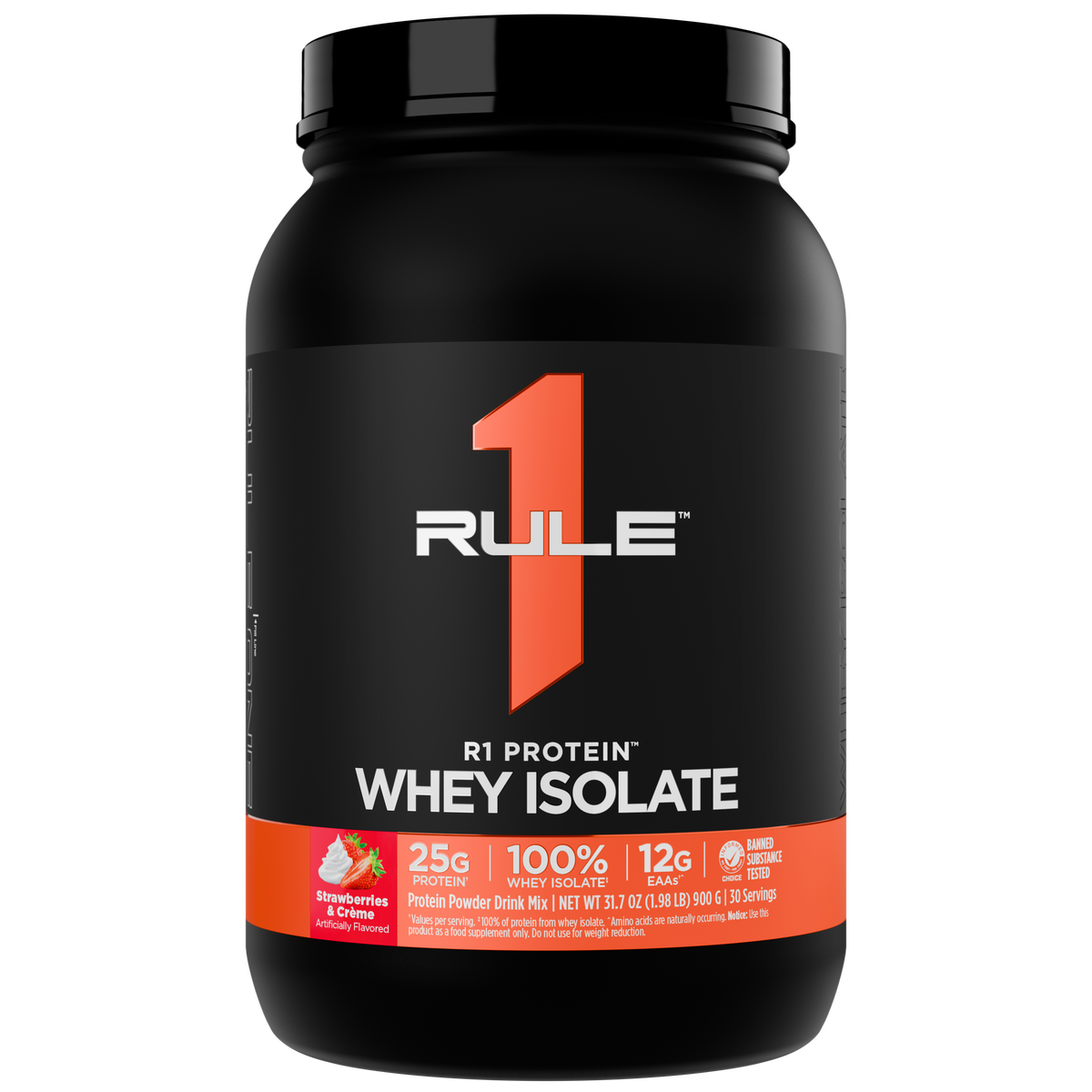 R1 Whey Isolate 2 lb - Fraises & Crème