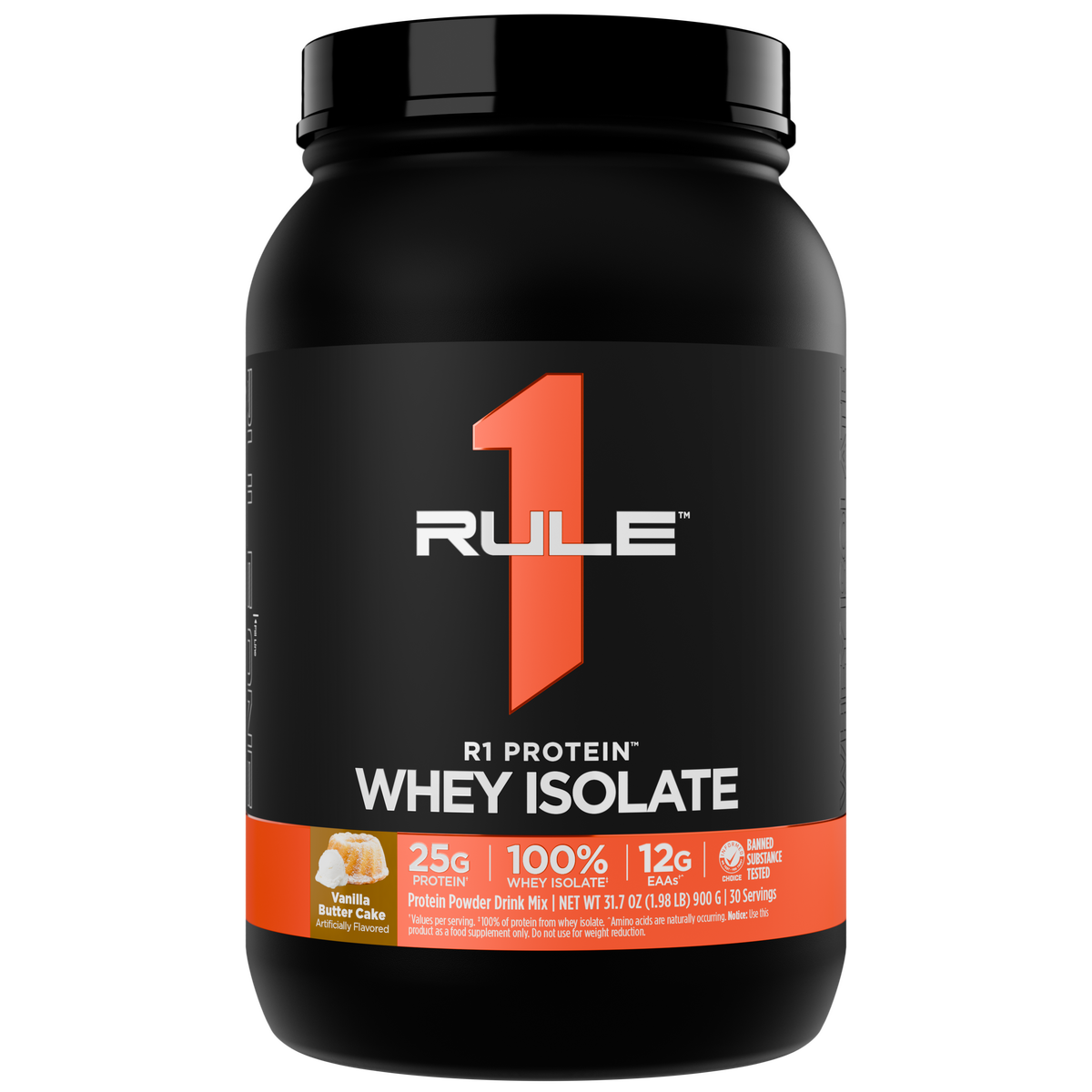 R1 Whey Isolate 2 lb - Gâteau au beurre vanillé