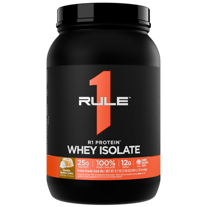 R1 Whey Isolate 2 lb - Gâteau au beurre vanillé
