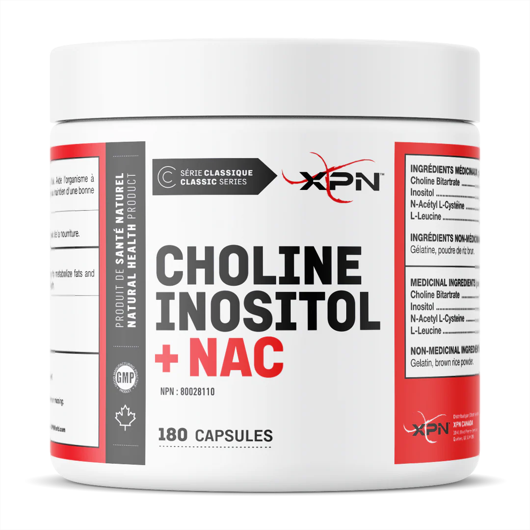 XPN - Choline Inositol + NAC, 180 capsules
